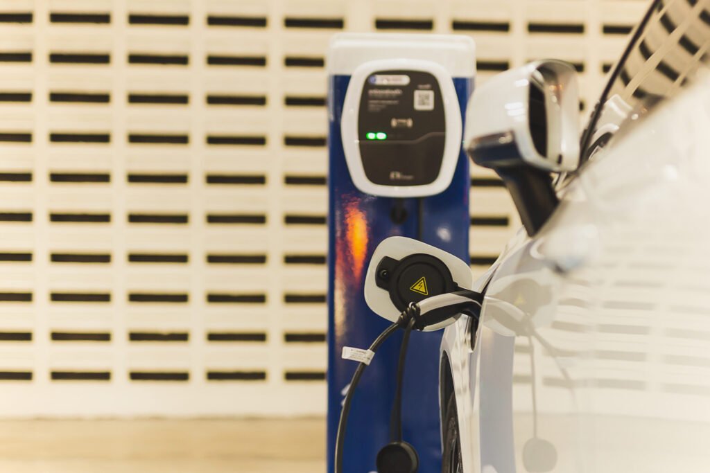 vecteezy electric car charging station with vehicle charing 14153962