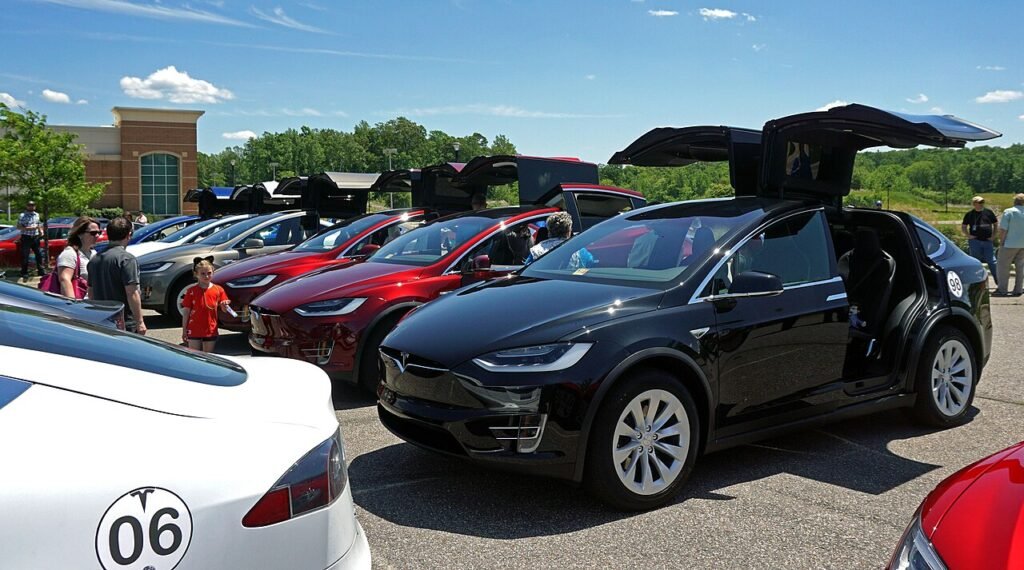 1280px Tesla Model X SUVs York Virginia